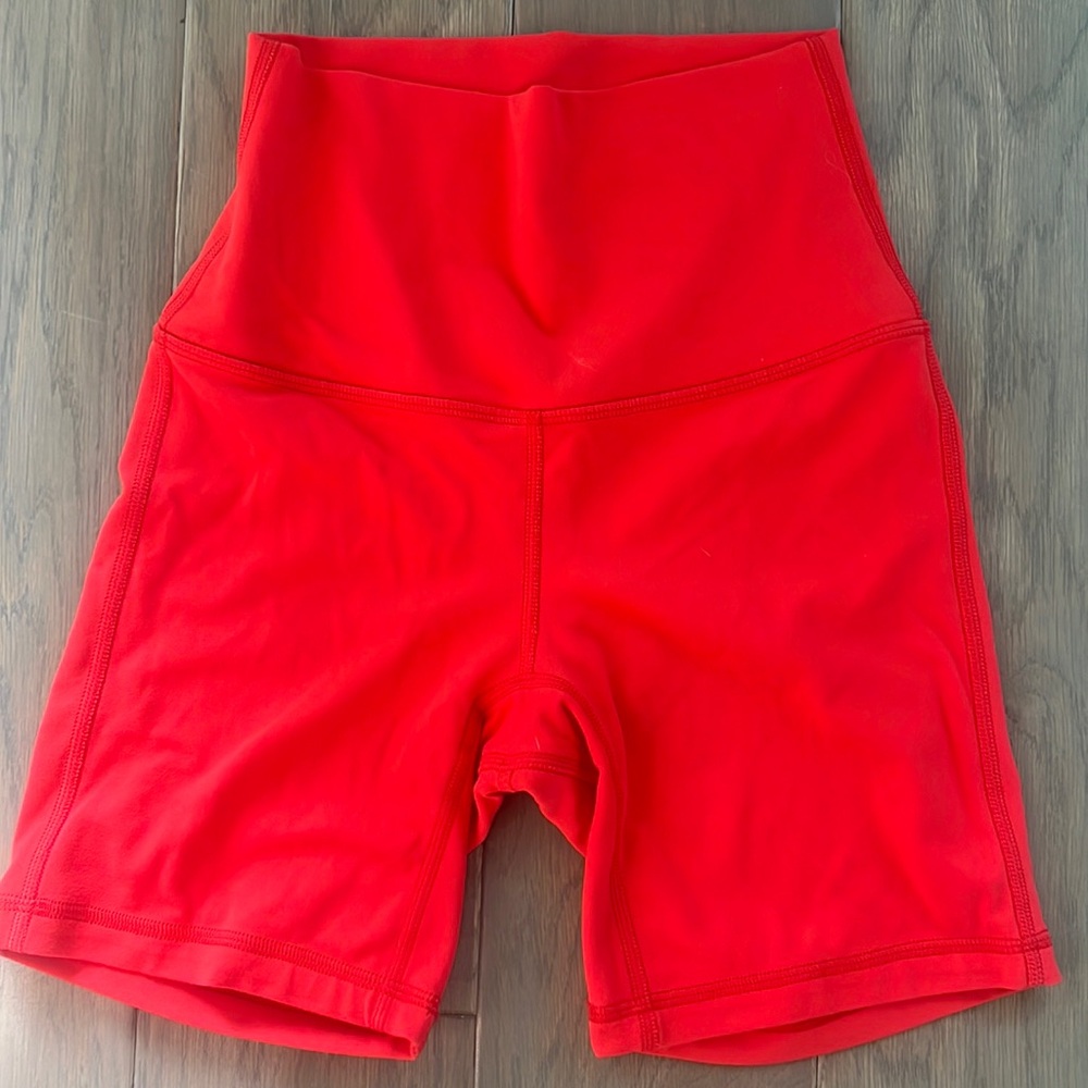 Lululemon Align Short 6" - Love Red - Size 2